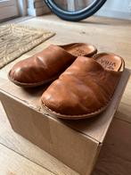 VIBA ROMA Leren slippers - Unisex mt 41, Bruin, Ophalen of Verzenden, Zo goed als nieuw, Slippers