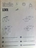 Libelle baby patronen nr. 1301 maten 62 t/m 92, Hobby en Vrije tijd, Kledingpatronen, Verzenden, Zo goed als nieuw, Kind, Overige merken