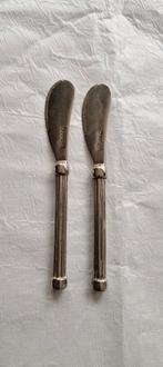 2 Boursin Mesjes - Botermesjes 14 cm, Antiek en Kunst, Antiek | Bestek, Ophalen of Verzenden