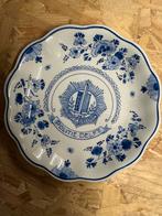 Delfts Blauw Wandbord Politie Delft porcelyne fles, Antiek en Kunst, Ophalen of Verzenden