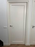 Drie houten binnendeuren, Doe-het-zelf en Verbouw, Deuren en Horren, Ophalen, Gebruikt, 80 tot 100 cm, Binnendeur