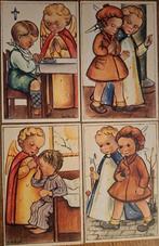 4 Oude Engelen kaartjes, Verzamelen, Ansichtkaarten | Themakaarten, Verzenden, 1940 tot 1960, Ongelopen, Kinderen