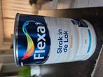 Flexa wit, zijdeglans strak in de lak 1,25 Liter, Doe-het-zelf en Verbouw, Verf, Beits en Lak, Wit, Nieuw, Ophalen of Verzenden