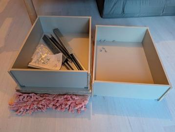 Ikea Pax kast grijze lades en planken (komplement)
