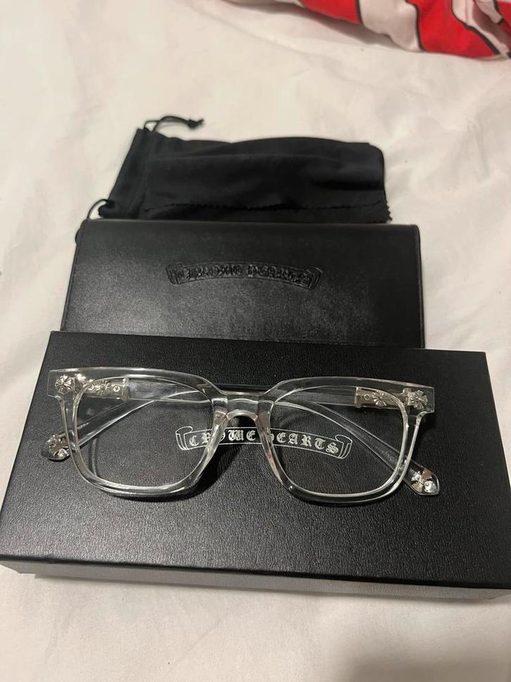 Chrome Hearts Bril - Stijlvol en Uniek!, Sieraden, Tassen en Uiterlijk, Zonnebrillen en Brillen | Heren, Zo goed als nieuw, Bril