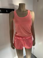 Pull&bear koraal kleur set maat L valt als maat M, Maat 38/40 (M), Verzenden, Oranje, Gedragen