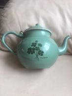 Groen emaille potje met deksel, Antiek en Kunst, Curiosa en Brocante, Ophalen