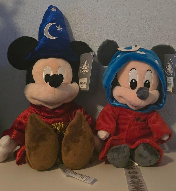Disney Mickey Mouse Knuffels - Tovernaar, Kinderen en Baby's, Speelgoed | Knuffels en Pluche, Zo goed als nieuw, Overige typen