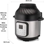 Instant Pot Duo Crisp 5.7L + Air Fryer 11-in-1 Multikocher, Ophalen, Zo goed als nieuw
