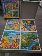 4 Winnie the pooh puzzels, Hobby en Vrije tijd, Denksport en Puzzels, Ophalen, Minder dan 500 stukjes, Zo goed als nieuw