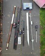 Diverse visspullen, Ophalen, Gebruikt, Complete hengel