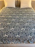 Ralph Lauren Tamarinde porselein blauw/wit bloem/vogel dekbe, Wit, Dekbedovertrek, Tweepersoons, Ophalen of Verzenden