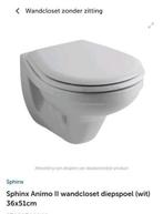 Sphinx

Sphinx Animo II wandcloset diepspoel (wit) 36x51cm, Ophalen of Verzenden, Zo goed als nieuw, Toilet