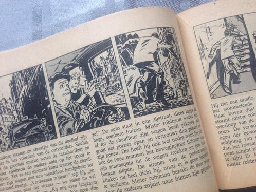 Mister Robinson en de jacht op de linkerschoen - strip 1960, Boeken, Stripboeken, Zo goed als nieuw, Eén stripboek, Ophalen of Verzenden