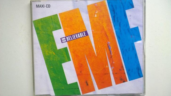 EMF - Unbelievable, Cd's en Dvd's, Cd Singles, Zo goed als nieuw, Pop, 1 single, Maxi-single, Ophalen of Verzenden