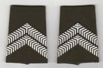 Set rangen Korporaal 1e kl (A1), Cavalerie / Mil Admin, Verzamelen, Militaria | Algemeen, Ophalen of Verzenden, Landmacht, Nederland