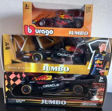 3 Max Verstappen Red Bull Racing Jumbo Racewagens  beschikbaar voor biedingen