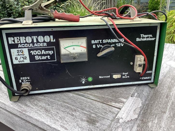Rebotool Acculader 6/12V - 100Amp, Auto-onderdelen, Accu's en Toebehoren, Universele onderdelen, Gebruikt, Ophalen
