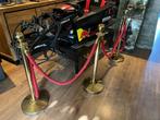 Luxe VIP Afzetpalen in Goud /Koorden Rood, Ophalen, Gebruikt