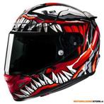 HJC RPHA 12 Maximized Venom Marvel Intgraalhelm, Rood-Zwart, Motoren, Kleding | Motorhelmen, Ophalen of Verzenden, Nieuw met kaartje