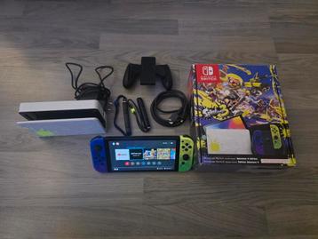 Nintendo Switch Oled+Extra's Pakket Lees Beschrijving  beschikbaar voor biedingen