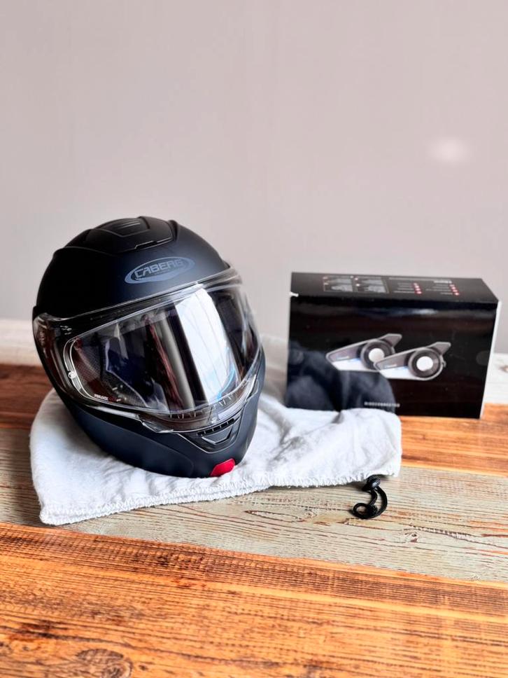 Caberg Horus systeemhelm incl Sena 20S Evo bluetooth headset, Motoren, Kleding | Motorhelmen, Dames, Heren, Systeemhelm, M, Caberg