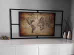 Design werelkaart schilderij, Antiek en Kunst, Kunst | Schilderijen | Abstract, Ophalen of Verzenden