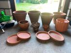 Diverse Plantenpotten - Aardewerk & Meer, Gebruikt, Rond, Binnen, Ophalen of Verzenden