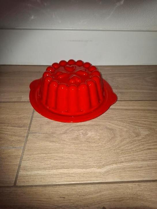 Puddingvorm oranje/rood, Antiek en Kunst, Antiek | Keramiek en Aardewerk, Ophalen of Verzenden