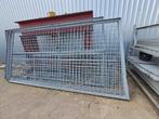 Kooi voor dierenverblijf kennel in delen 6m lang 3,78+ hoog, Ophalen, Met poort, Gebruikt, Gaashekwerk