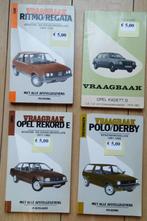 Vraagbaak, Fiat Ritmo/Regatta, Opel Kadett D, Rekord E, Polo, Ophalen of Verzenden