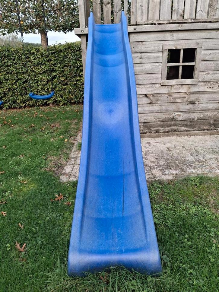 2 schommels en een glijbaan, Kinderen en Baby's, Speelgoed | Buiten | Speeltoestellen, Gebruikt, Glijbaan, Aanbouwonderdeel, Ophalen
