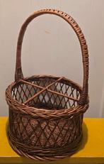 Rieten flessenmand, Ophalen of Verzenden, Zo goed als nieuw, Rond, Riet