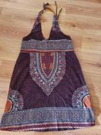 Mooie jurk van het merk Didi met kralenborduurwerk, Bruin, Maat 42/44 (L), Nieuw, Didi