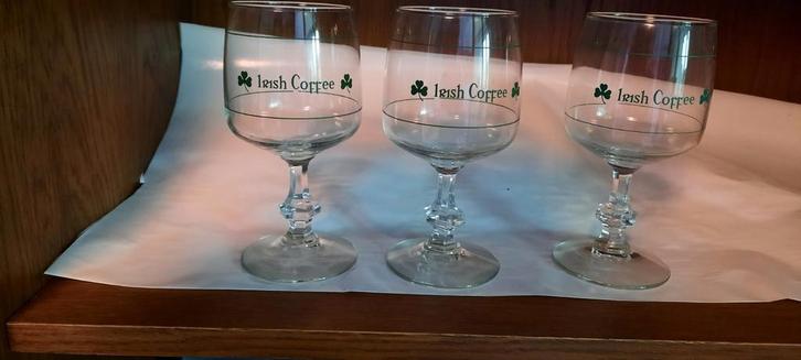 Set van 5 Irish Coffee Glazen, Huis en Inrichting, Keuken | Servies, Zo goed als nieuw, Glas of Glazen, Overige stijlen, Glas