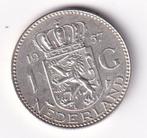 1 Gulden 1957 met Tikje, 1 gulden, Koningin Juliana, Verzenden, Zilver