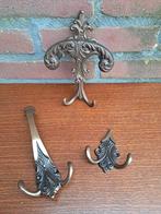 Verschillende vintage wandkapstokken van messing., Wandhaken, Ophalen of Verzenden, Zo goed als nieuw, Minder dan 100 cm