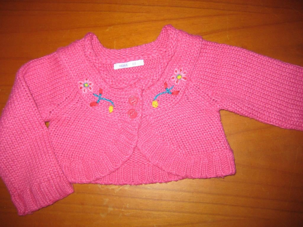 Pink bolero, 68, Ophalen of Verzenden, Zo goed als nieuw, Meisje, Truitje of Vestje