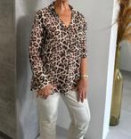 Print Damesblouse maat M in Trendy Tijger print, Kleding | Dames, Blouses en Tunieken, Verzenden, Zo goed als nieuw, Maat 38/40 (M)