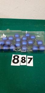 887 ] kerstballen blauw, Ophalen of Verzenden