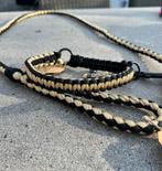 Hondenhalsband en riem paracord, Ophalen of Verzenden, Zo goed als nieuw, Hondenriem