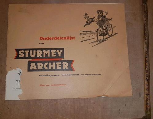 Sturmey Archer Onderdelenlijst, Fietsen en Brommers, Handleidingen en Instructieboekjes, Gebruikt, Ophalen of Verzenden