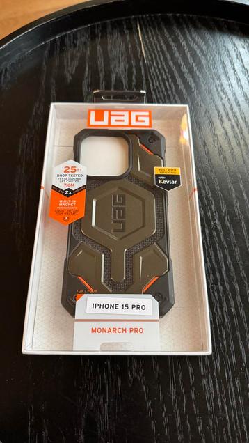 UAG Monarch Pro iPhone 15 Pro Hoesje, Kevlar, NIEUWSTAAT beschikbaar voor biedingen