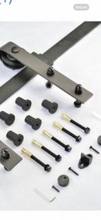 Loft schuifdeur systeem mat zwart 200 cm nieuw in doos, Doe-het-zelf en Verbouw, Hang- en Sluitwerk, Ophalen of Verzenden, Zo goed als nieuw