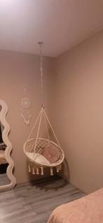 Macrame Hangstoel Knoet - Stijlvol en Comfortabel!, Ophalen of Verzenden, Nieuw, Zwart, Eén