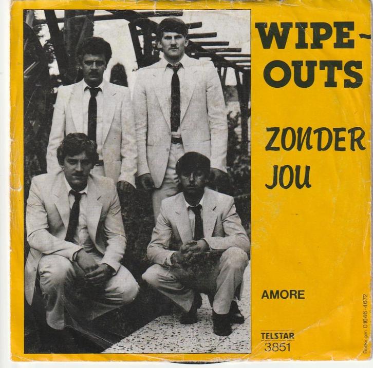Wipouts - Zonder jou -  Nr 73, Cd's en Dvd's, Vinyl | Nederlandstalig, Gebruikt, Levenslied of Smartlap, Overige formaten, Ophalen