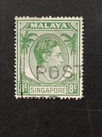Malaya Singapore Mi 8, Zuidoost-Azië, Verzenden, Gestempeld