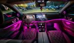 Mercedes  E400 4matic 333pk uit 2016, Automaat, Adaptieve lichten, Blauw, Leder