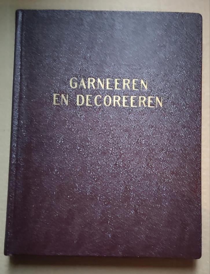 Garneeren en Decoreren - Jac. Jongert, Boeken, Kookboeken, Gelezen, Taart, Gebak en Desserts, Overige typen, Nederland en België