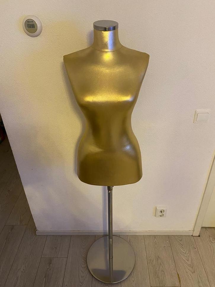 Luxe Gouden Paspop voor bijv. bruidsjurk, Huis en Inrichting, Overige Huis en Inrichting, Zo goed als nieuw, Ophalen